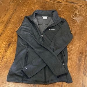 Columbia full zip athletic fit jacket. Gray. Size small